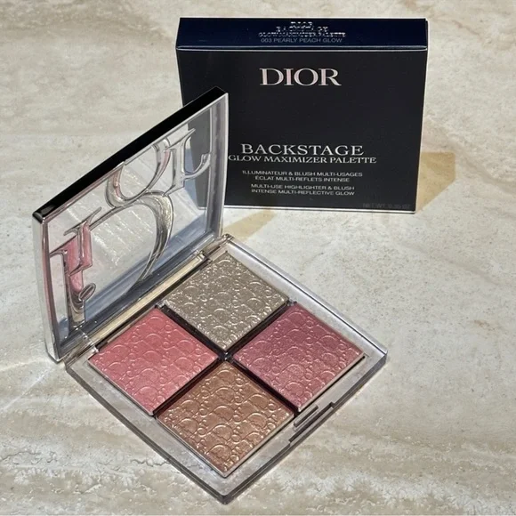 NEW RELEASE Dior Backstage Glow Face Palette 003 Pearly Peach Glow
